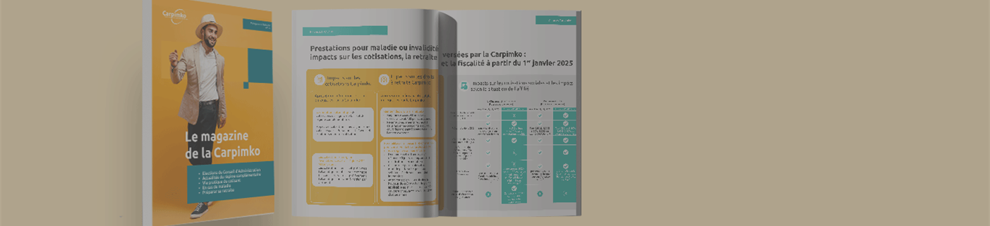 Prestations pour maladie ou invalidité versées par la Carpimko : impacts sur les cotisations, la retraite et la fiscalité à partir du 1er janvier 2025